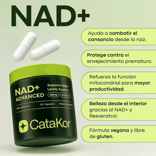 NAD+ ADVANCE - SUPLEMENTO DE NAD CON RESVERATROL